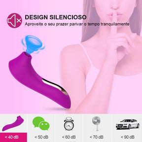 Vibrador Sucker com 10 Modos