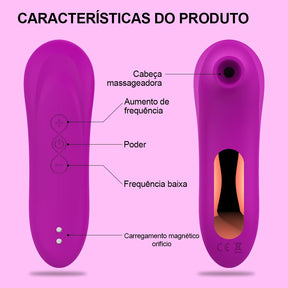 Vibrador Sucker com 10 Modos