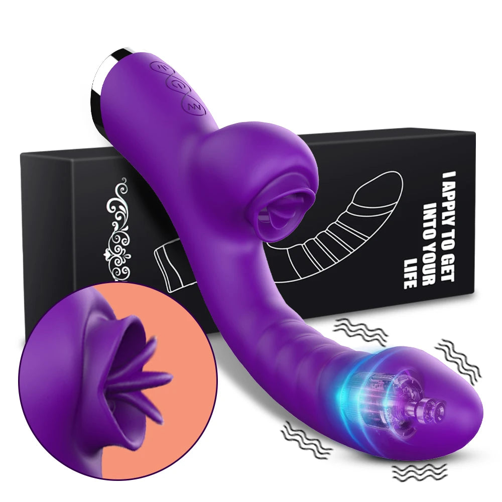 Vibrador Powerful 2 em 1