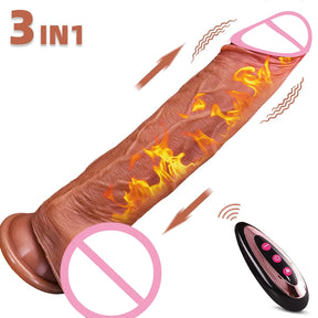 Vibrador Realista com Controle Remoto