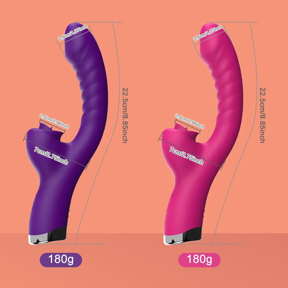 Vibrador Powerful 2 em 1