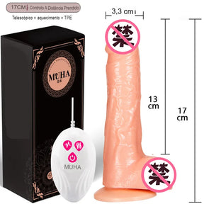 Vibrador ToysVibr Realista com Controle Remoto