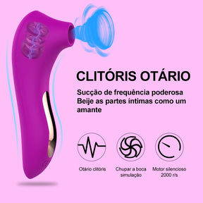 Vibrador Sucker com 10 Modos