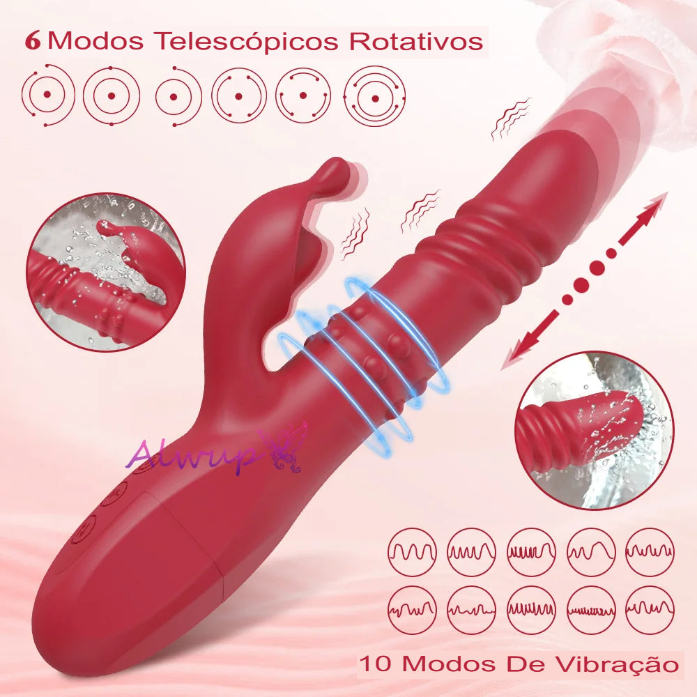 Vibrador Alurip com 10 Modos